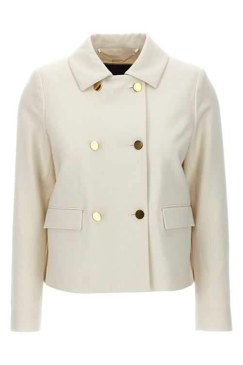 Cropped Double-Breasted Jacket