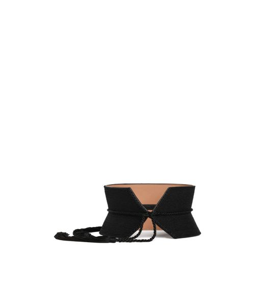 Calfskin Tassel Waistband