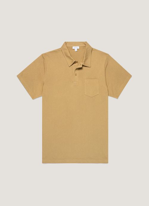 Men's Riviera Polo Shirt in Walnut XXL