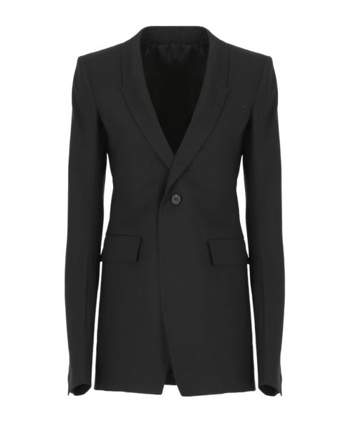 Rick Owens Extreme Single-Breasted Tailored Blazer