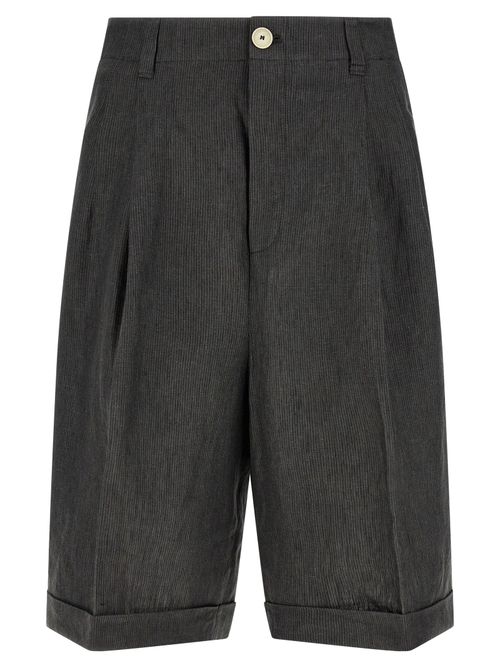 Le Short Pastro Bermuda Shorts — Gray
