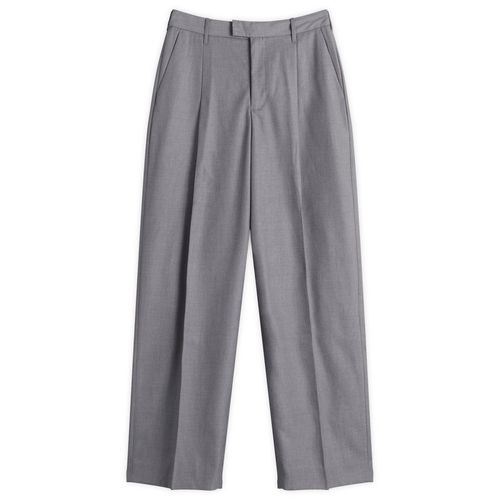 Men's Tailored Wide Leg Trouser Light Grey
