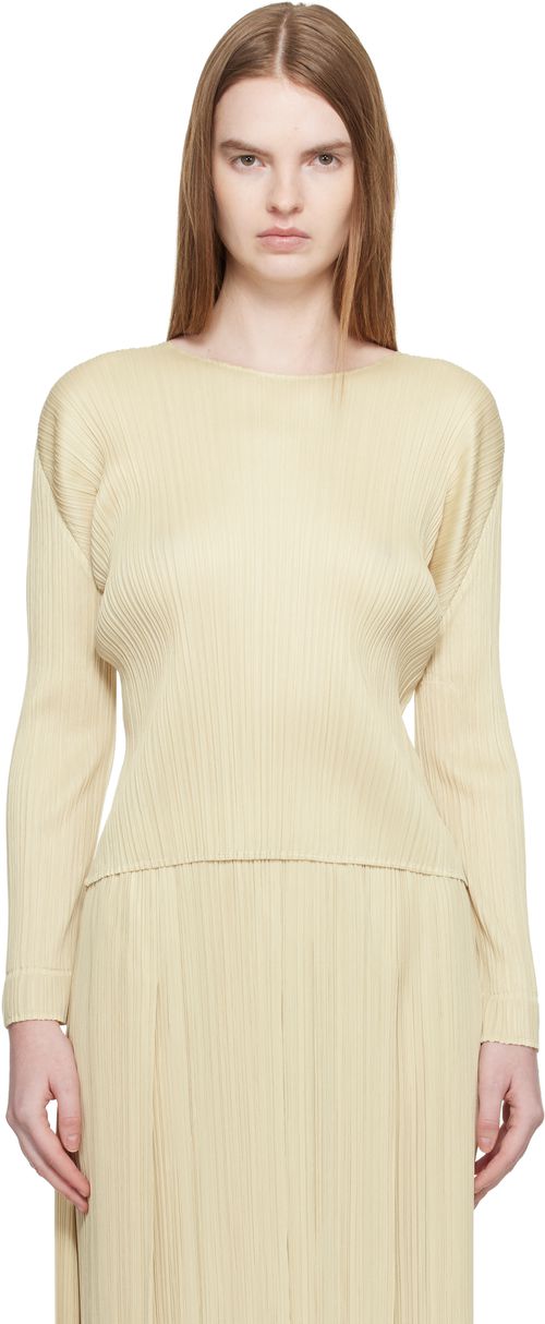 Beige Monthly Colors December Blouse