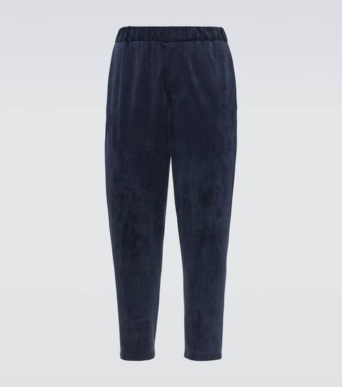 Jersey straight pants