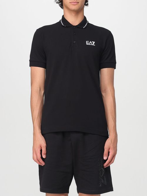 Polo Shirt Men color Black