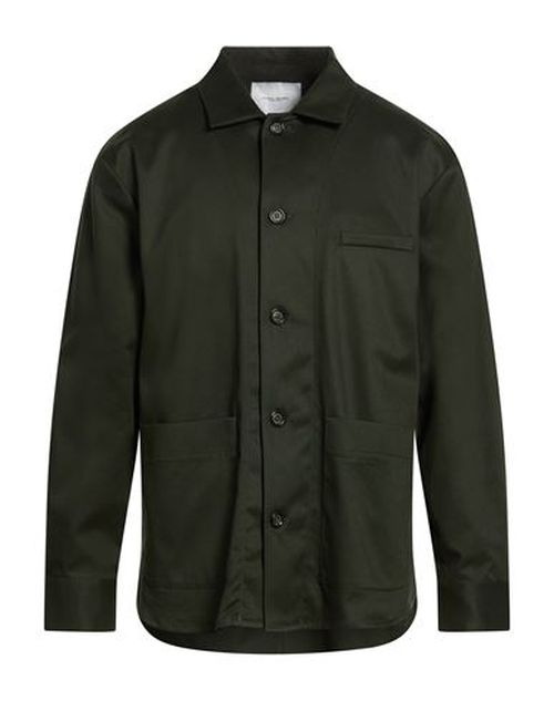 Man Jacket Dark green Size 44 Lyocell, Cotton, Elastane