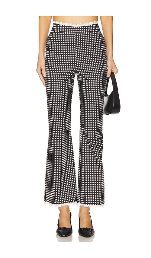 WeWoreWhat Crop Straight Pant in Black.  8. Also in 0, 00, 10