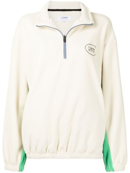 Fleece pullover - Neutrals