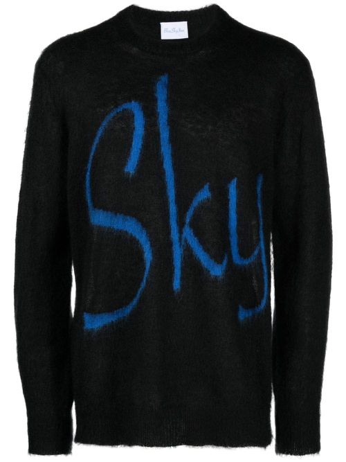 - Logo Wool Blend Sweater