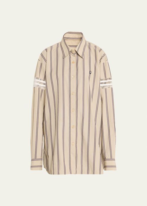 Winston Stitched Poplin Oversized Shirt