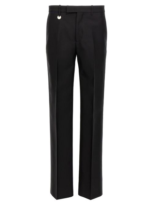Virgin Wool Trousers — Black