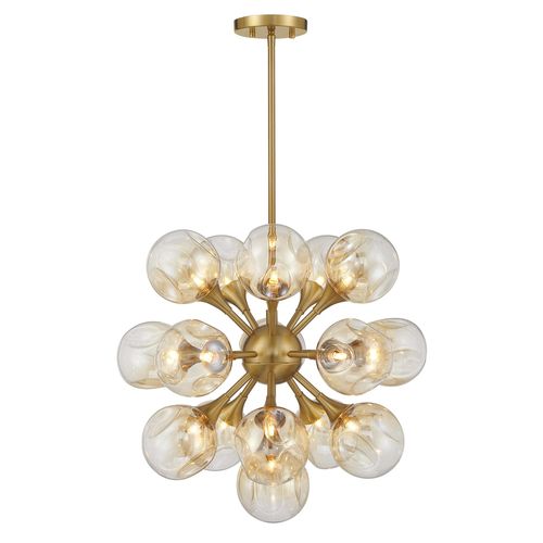 Matisse 16-Light Chandelier in Warm Bra
