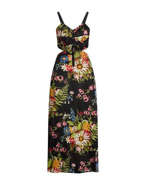 Woman Maxi dress Black Size 4 Cotton