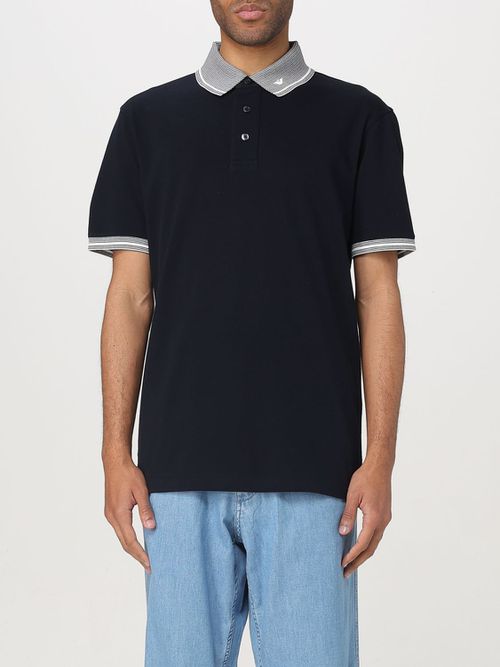 Polo Shirt EMPORIO ARMANI Men color Blue