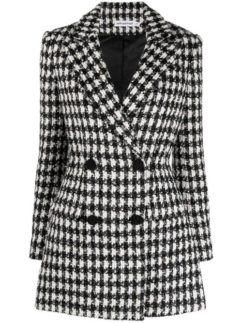 Bouclé blazer dress - Black