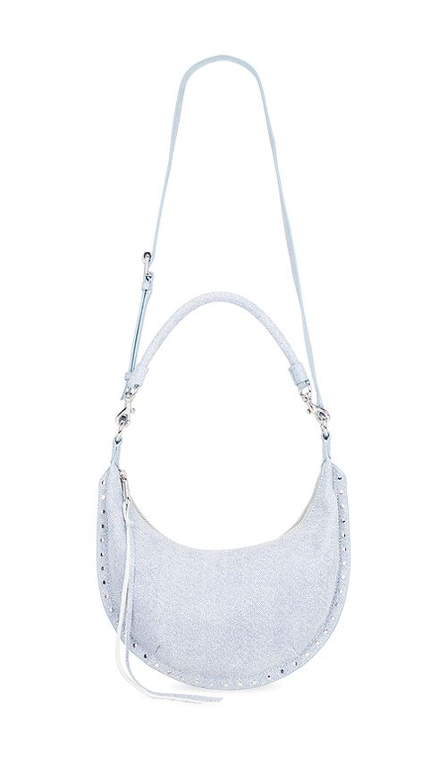Rebecca Minkoff Darren Small Crescent Xbody in Blue