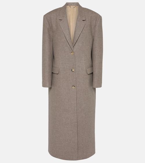 Wool-blend coat