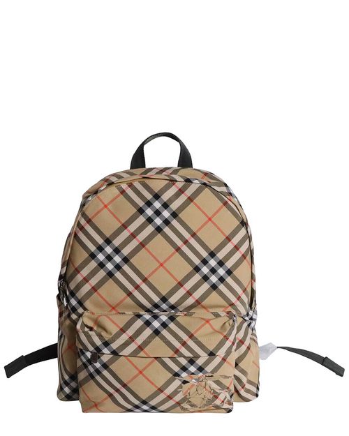 Multicolor Polyester Essential Check Backpack (Authentic Pre-Loved)