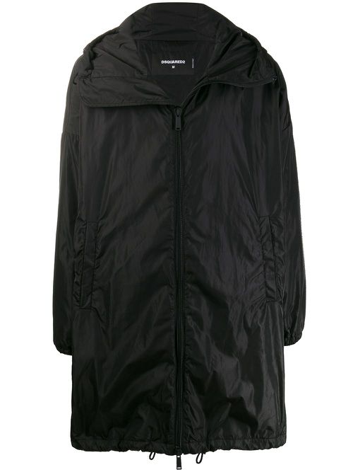 Exclusive for Vitkac hooded raincoat - Black