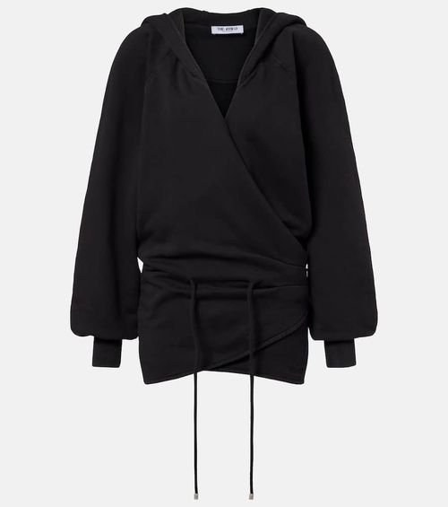 Cotton jersey sweatshirt dress