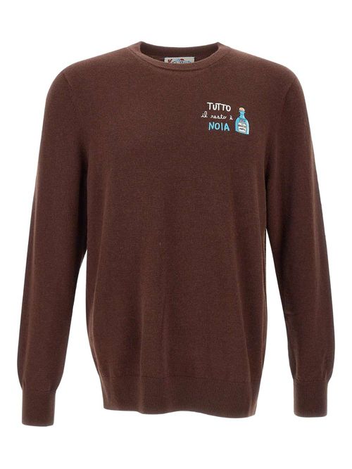 MC2 Saint Barth logo sweater - Brown