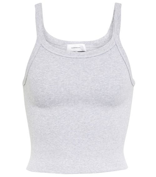 X Hailey Bieber cotton-blend tank top