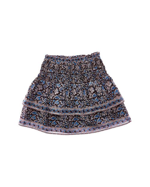 Amaki Border Print Skirt