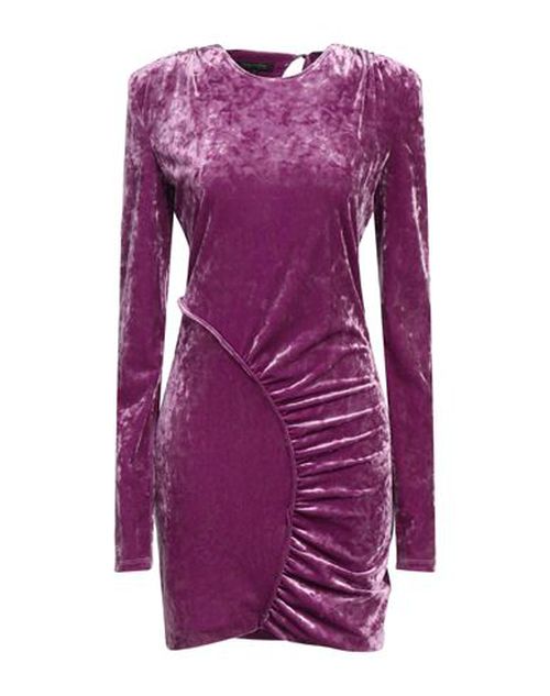 Woman Mini dress Mauve Size 2 Polyester, Elastane