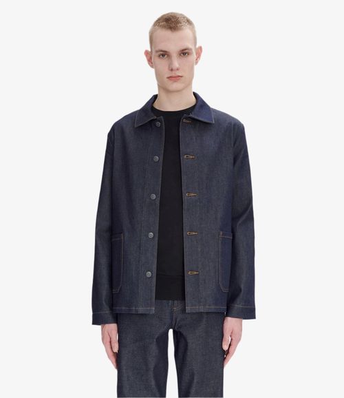 Kerlouan Logo jacket Indigo
