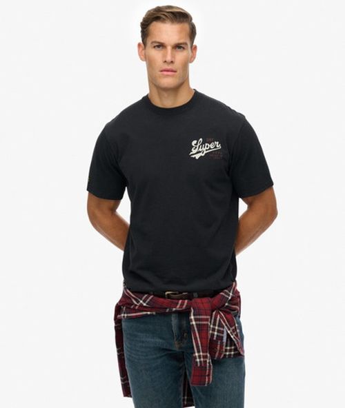 Superdry Men's Tap Room Oversized T-shirt Black
