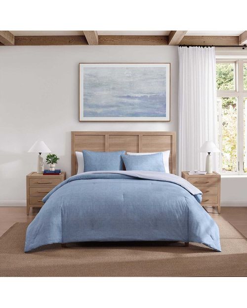 180 Thread Count Classic Texture Percale Plain Pigment Duvet Set