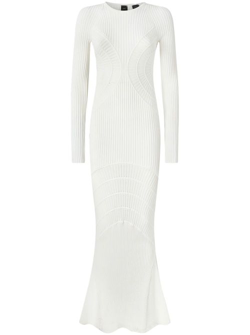 PINKO ribbed-knit dress - White