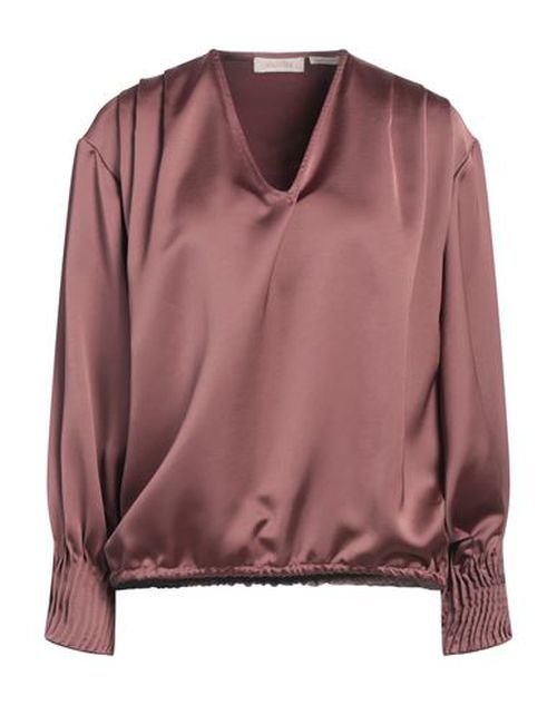 Woman Top Chocolate brown Size 2 Polyester