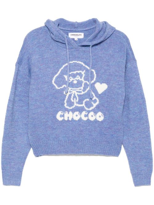 Hooded jumper - Blue