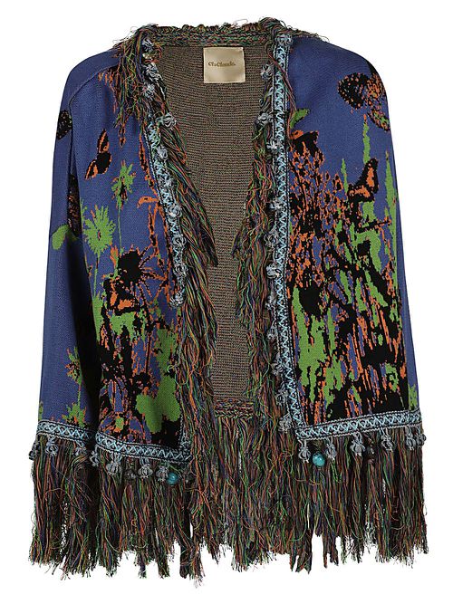 Clocloude Women's Printed Cotton Cardigan