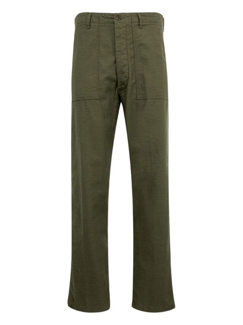 Utility-pocket trousers - Green