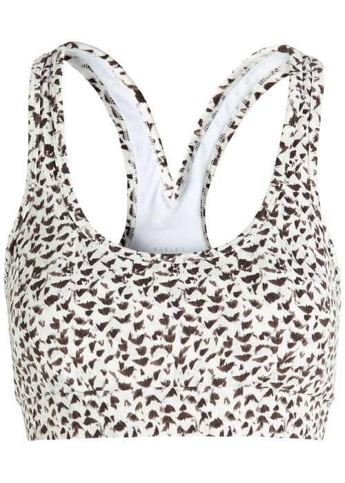 Move Selma Printed Stretch-jersey bra