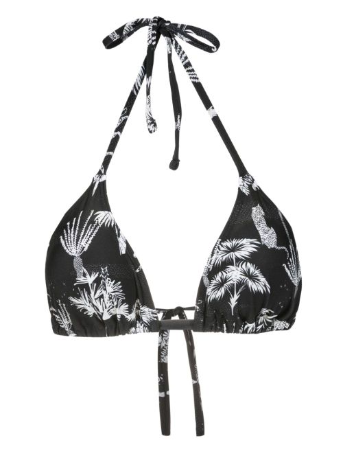 Iasmin triangle-cup bikini top - Black