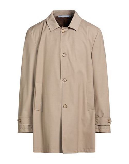 Man Overcoat & Trench Coat Beige Size 48 Polyurethane, Polyester, Viscose