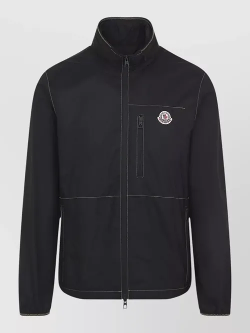 Moncler - arrakis polyamide jacket stand up collar