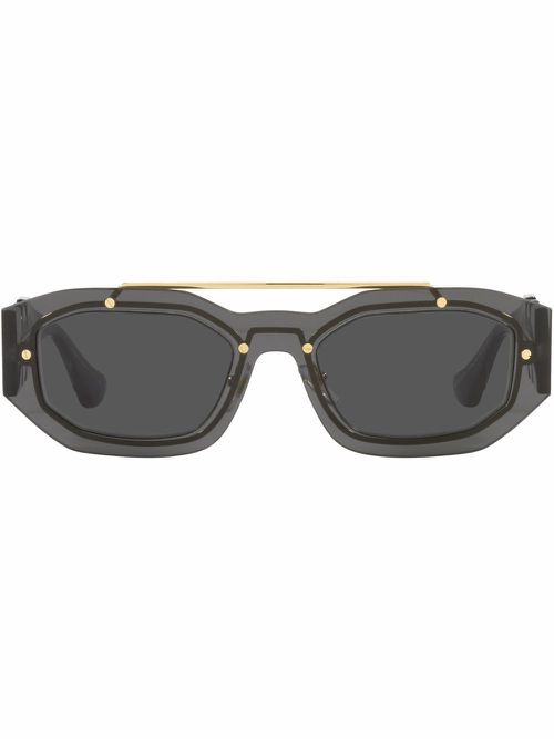 VE2235 rectangle-frame sunglasses - Grey