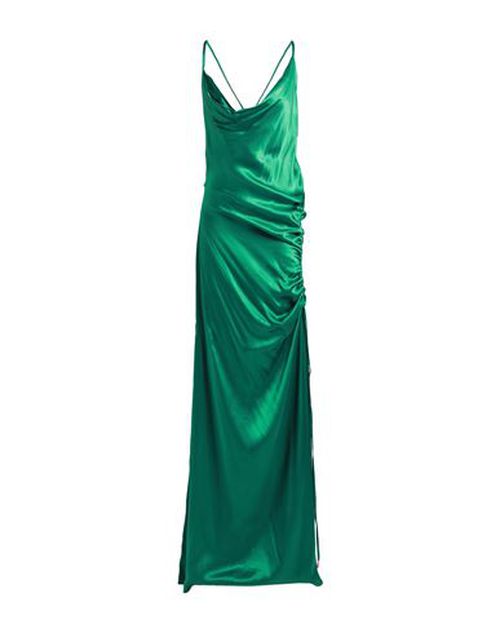 Woman Maxi dress Green Size 8 Viscose