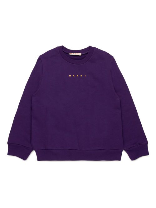 Logo-print sweatshirt - Purple