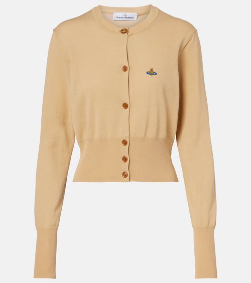 Bea cropped cotton cardigan