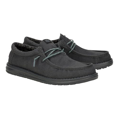 Hey Dude Men's Wally Washed Canvas Red