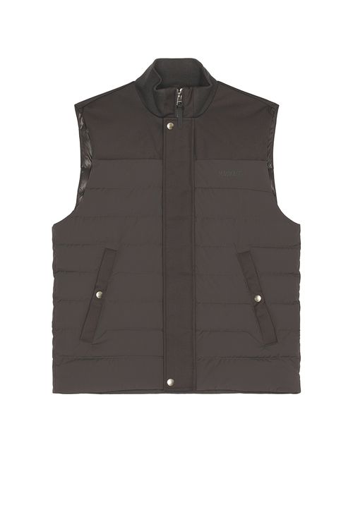Mackage Brody Puffer Vest in Carbon - Grey. 44 also