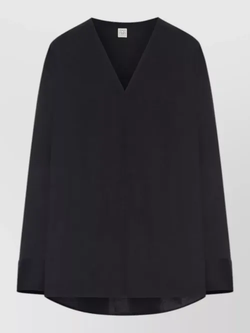 Totême - v-neck long-sleeve blouse