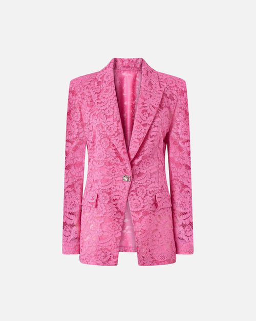 Lace blazer with jewel buttons - 38