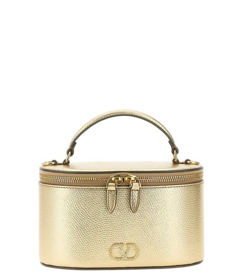 Golden VLogo Mini Crossbody Bag