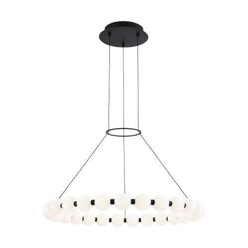 Nightshade Black LED Chandelier from the Orbet Collection